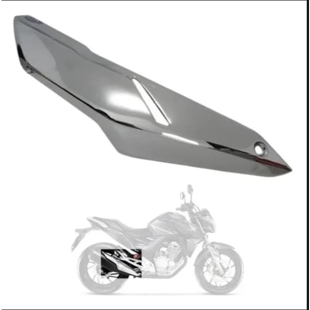 Protetor Escape Cb 250f Twister 2016 Até 2022 - Cromada Ma