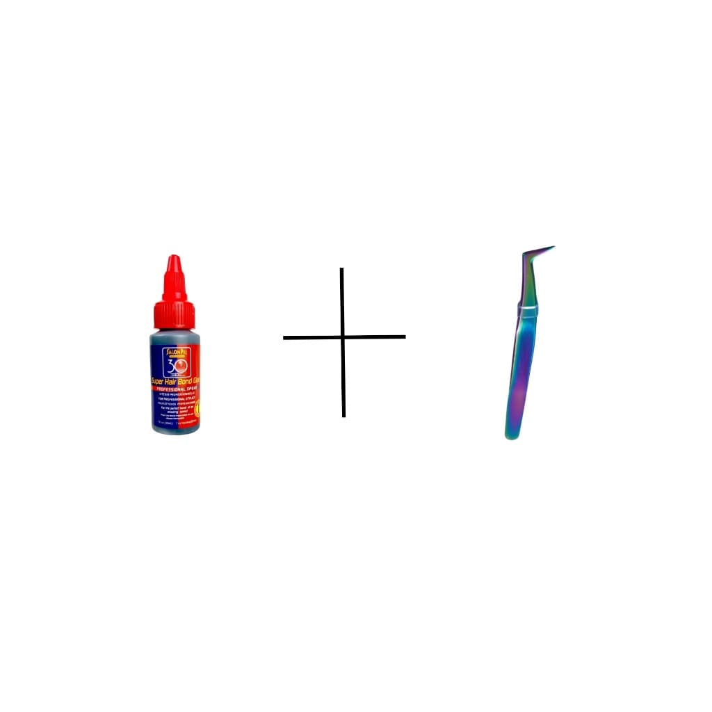 Pinça De Precisão Reta Para Cilios Beauti Tools Furta Cor + Super Cola Salon Pro 30ml Para Alongamento