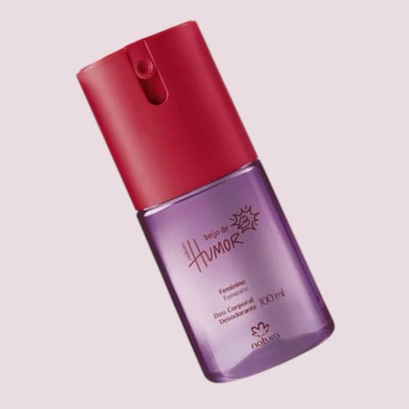 Natura Humor Beijo Feminino 100ml Deo Corporal Original | Perfume Feminino Doce e Marcante