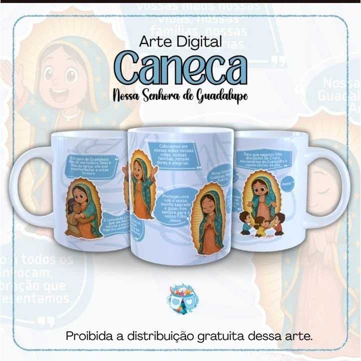 Caneca Personalizada Católicas Canecas De Devoção Santidade Mensagens de Fé para Presentear Amigos a