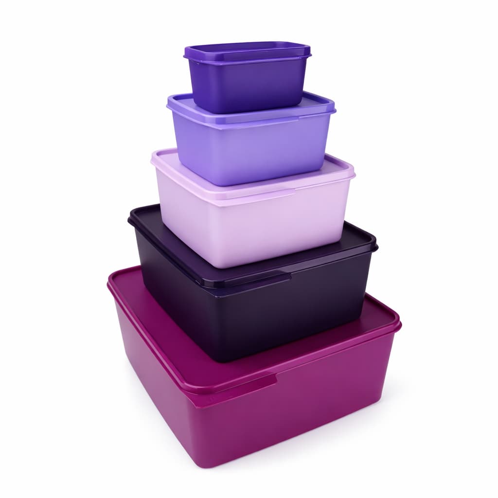 Tupperware Basic Line Diversos Quadrado Cozinha Original Pote Tapoer