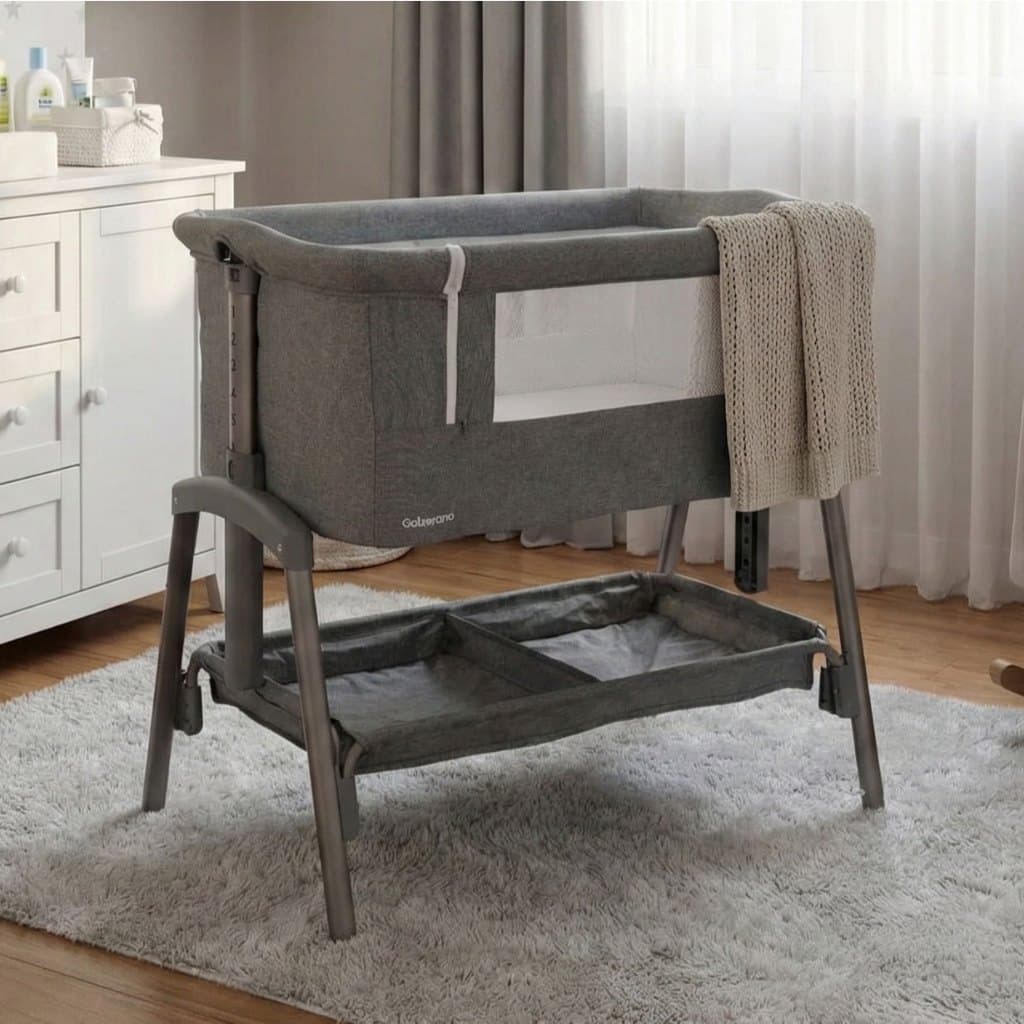 Berço Co-Leito Multifuncional Com Mosquiteiro Colin Premium Até 9kg Galzerano