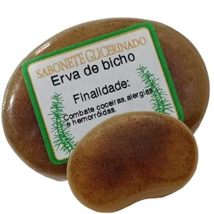3x Sabonete Glicerinado Erva de Bicho - Combate Hemorróidas