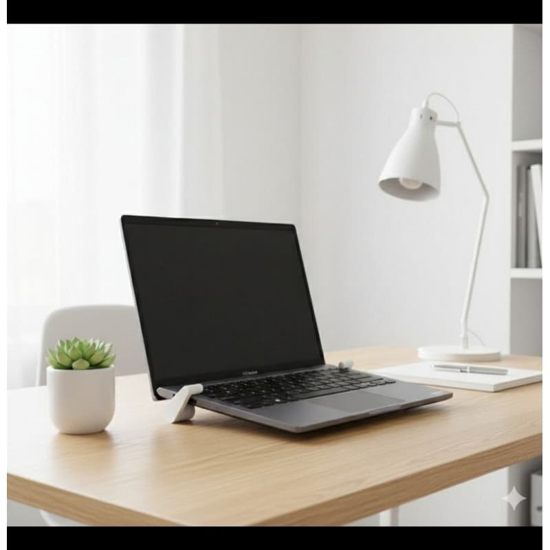 Suporte para Notebook – Design Ergonômico Minimalista