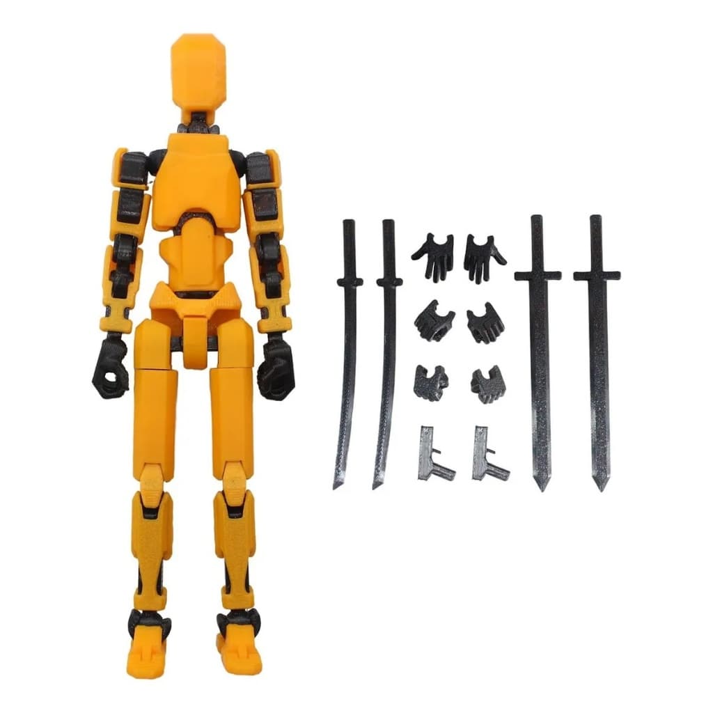 Boneco Articulado Dummy 21cm + Acessórios  Colecionável