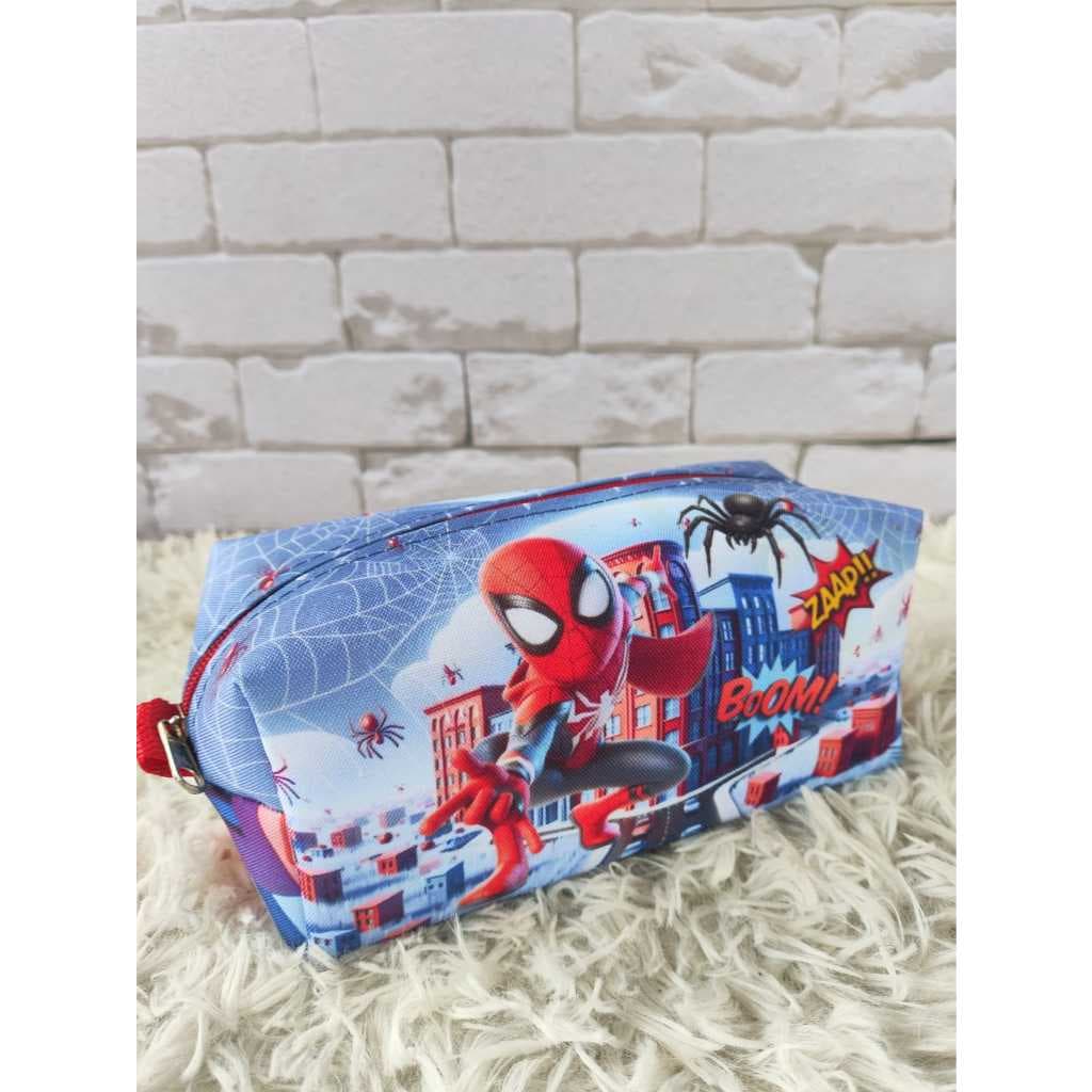 Estojo Escolar Infantil Homem-Aranha  com Zíper – Porta Lápis Resistente e Espaçoso 🕷️🕸️