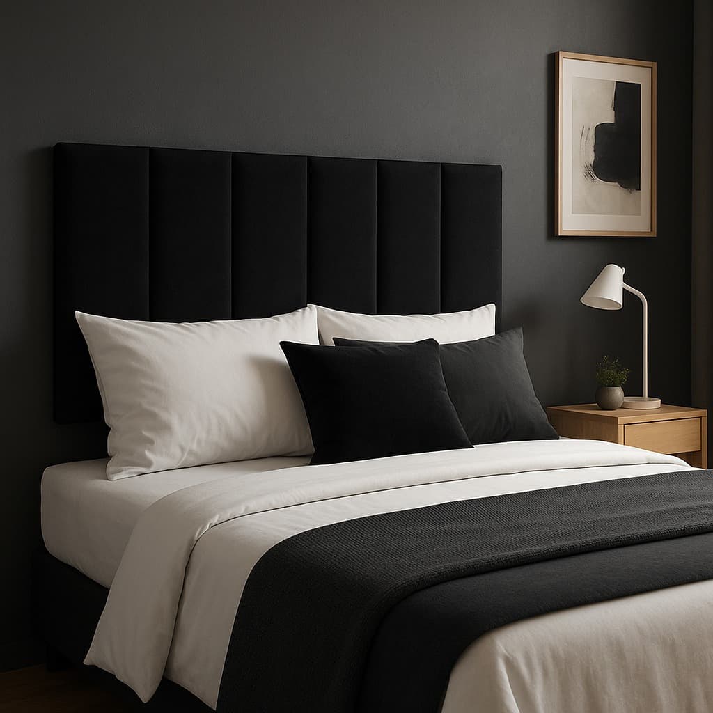 Kit Cabeceira Modular 45x20 Autocolante Cama Solteiro Casal Queen e King - Envio Full