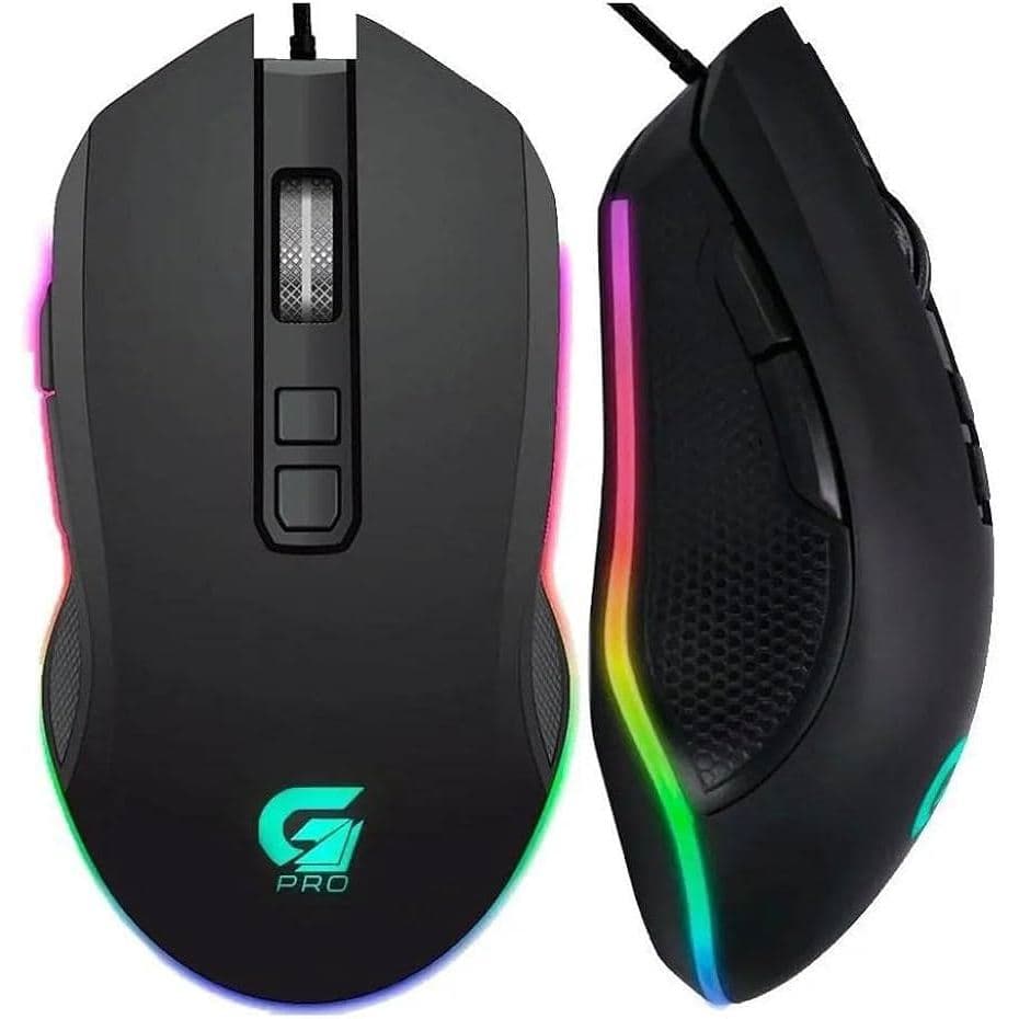 Mouse Gamer Pro M3 RGB 4800 DPI Preto Fortrek
