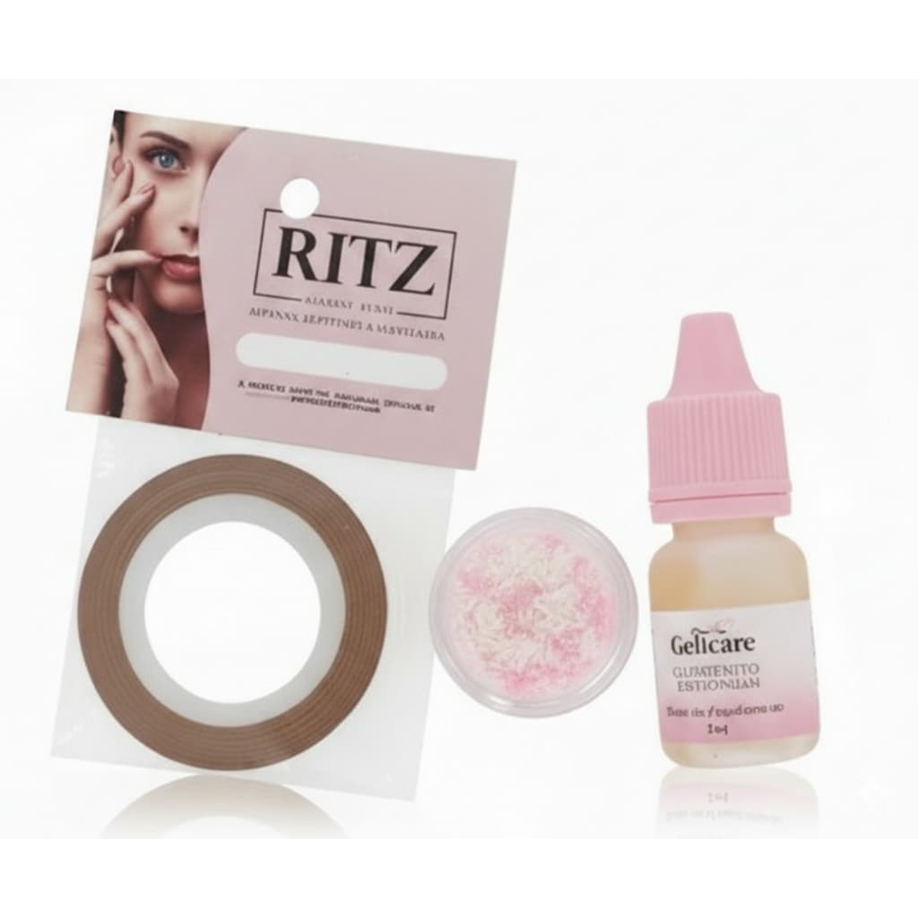 kit oleo / po rosa + fitilho e um gliter - simples porem pratico (voce escolhe a cor do fitilho o gliter é aleatorio)