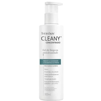 TheraSkin Cleany Concentrado Gel Limpeza Antioleosidade 300ml Pele Oleosa Acne Cravos Original