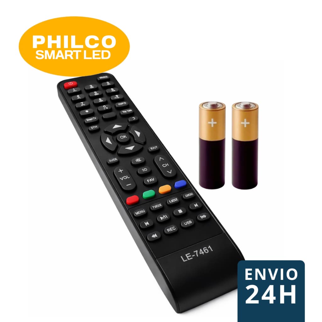 Controle Remoto Compatível Tv Philco Led Smart