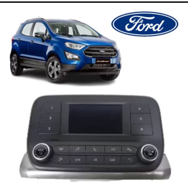 Tela Display Rádio Ford Ecosport 2017 A 2019 Original