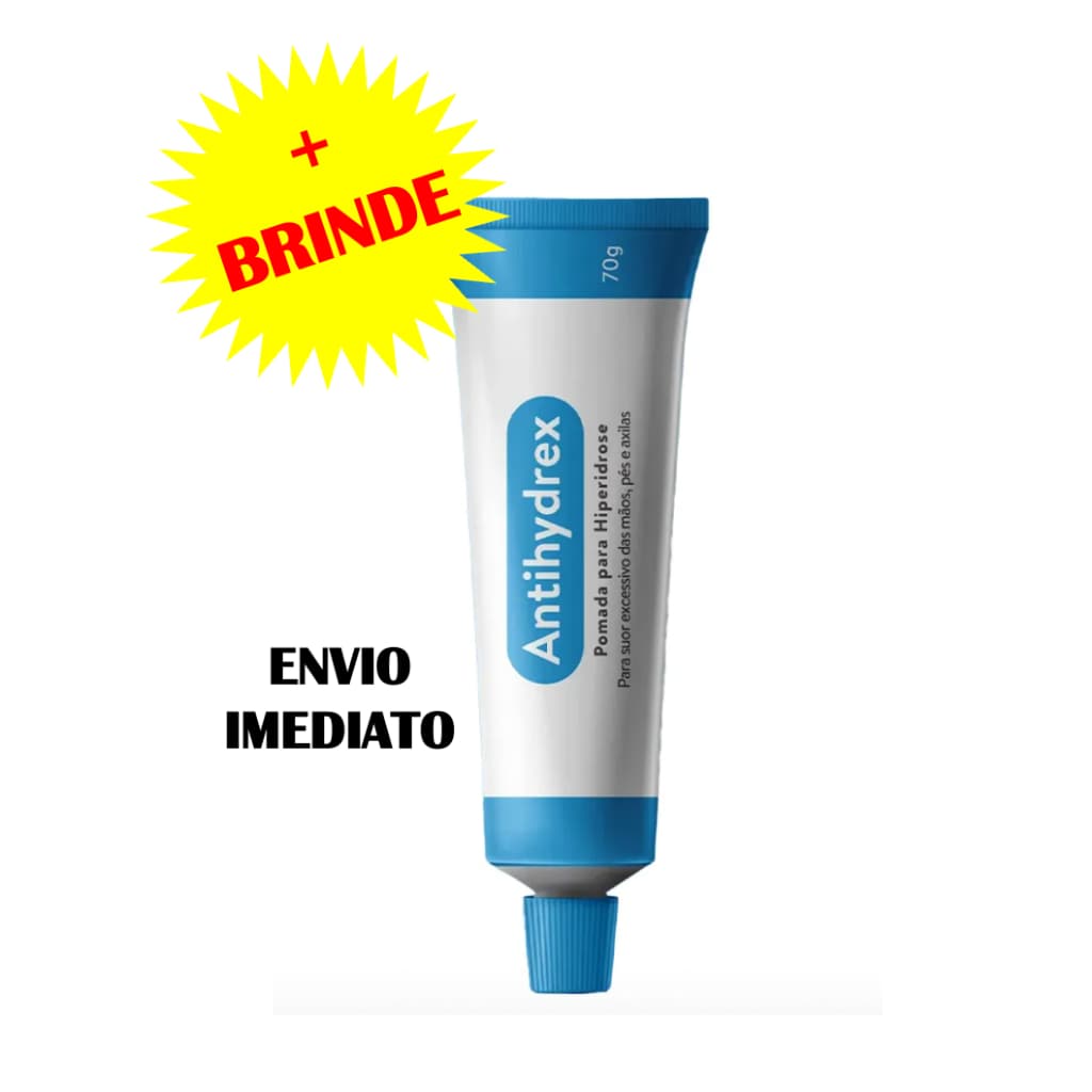 Pomada Antihydrex + BRINDE Controle Suor Pés Mãos Similar Antihydral - PRONTA ENTREGA- REVENDEDOR OFICIAL