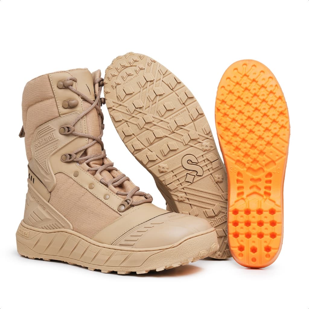 Coturno Militar Masculino Tático Bota Masculina Couro Legítimo Cano Alto Vigia Segurança Promoção