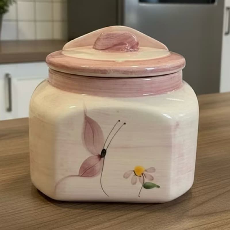 Saleiro De Parede E Mesa Pintado A Mão De Cerâmica
