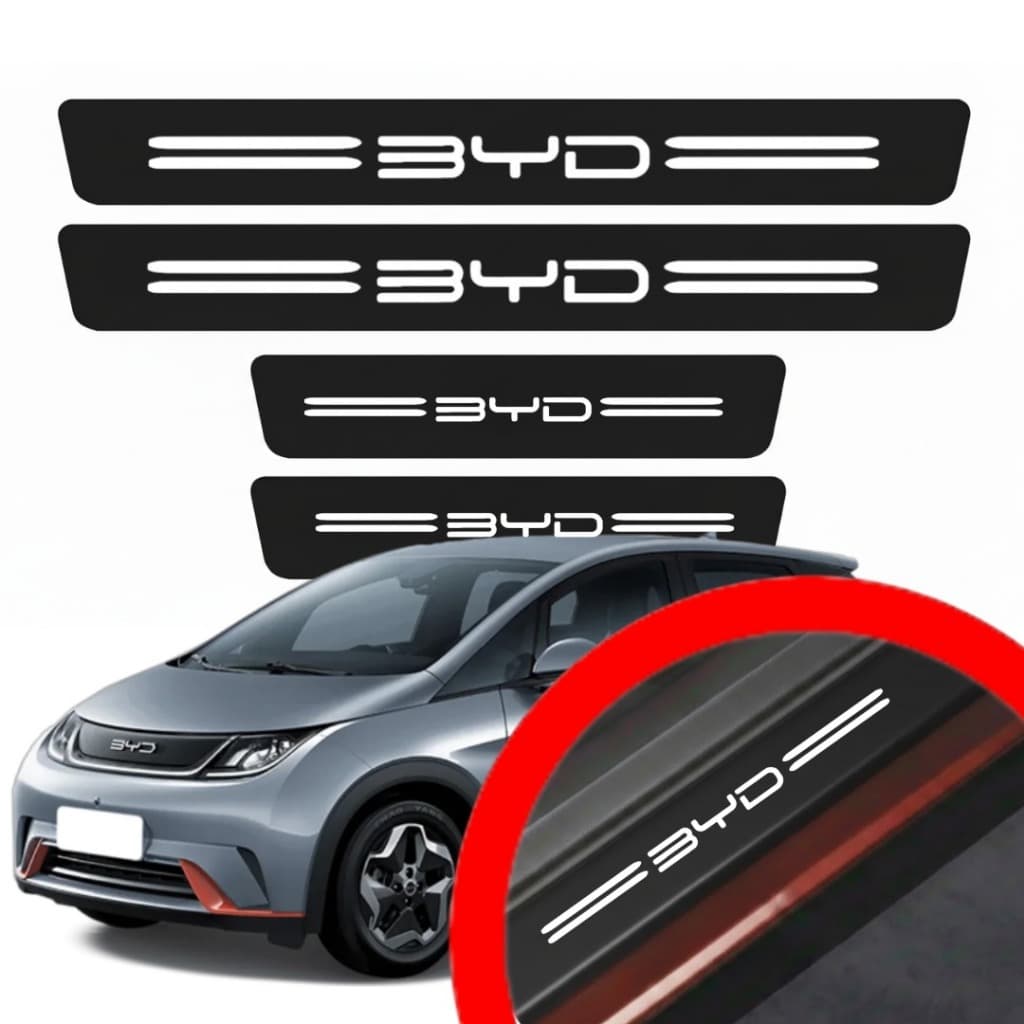 SOLEIRA PROTEÇAO PORTA PARA TODOS OS MODELOS BYD UNIVERSAL PARA CARRO AUTOMOTIVO PERSONALIZADA