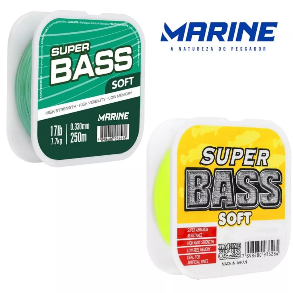 Linha Marine Sports Super Bass Soft 250 M