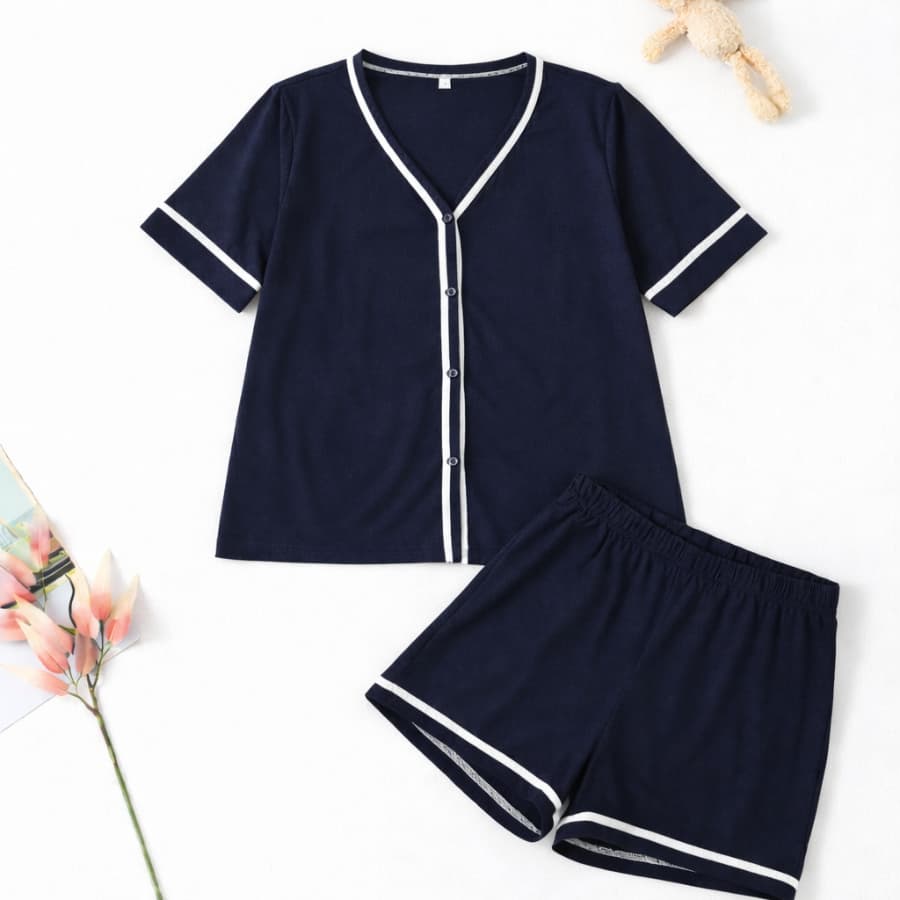 Pijama Americano Curto Conjunto Feminino Amamentação Pós Parto Gestante Pós Operatório Baby Doll