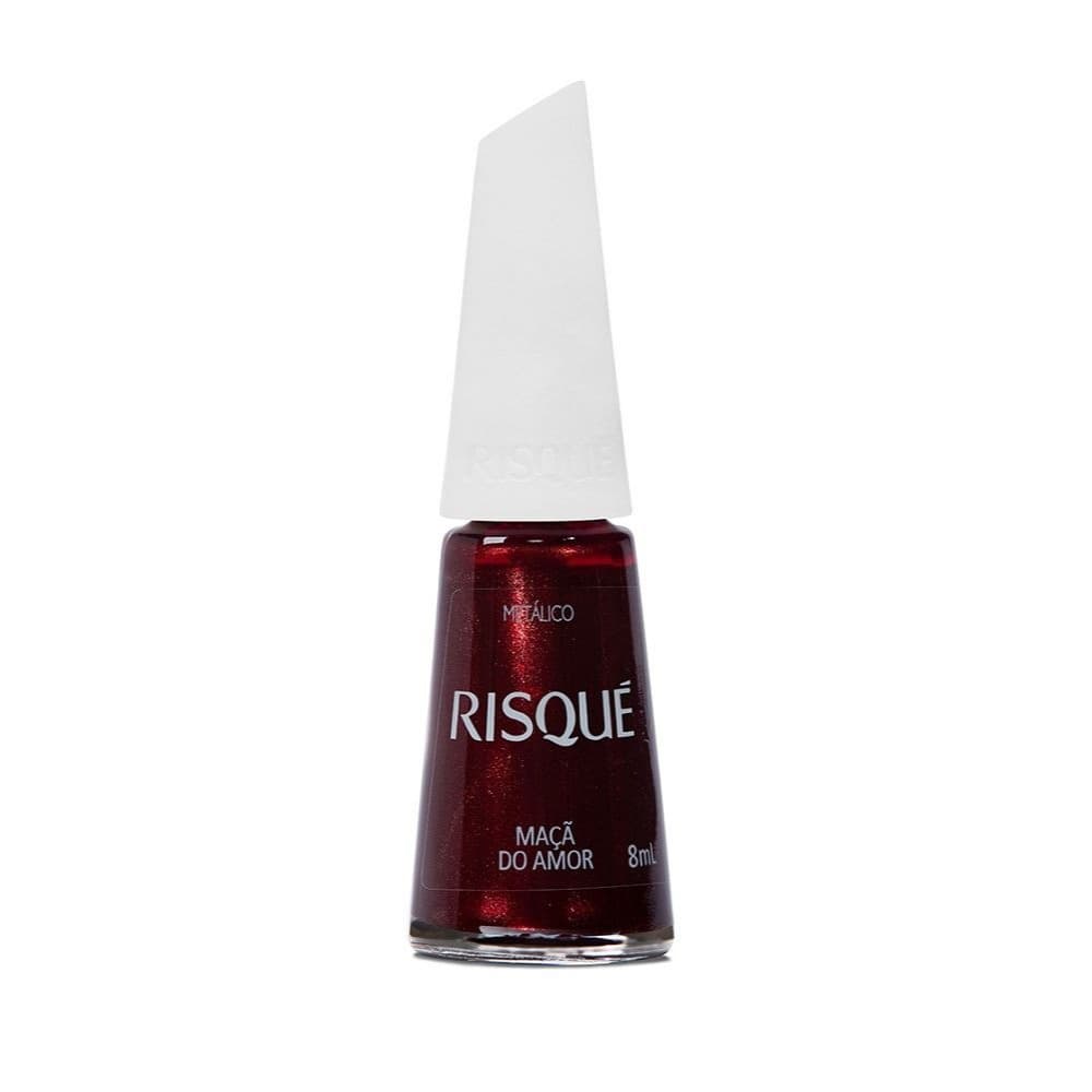 Esmalte Risqué Maçã do Amor 8ml KIT 3 UNIDADES