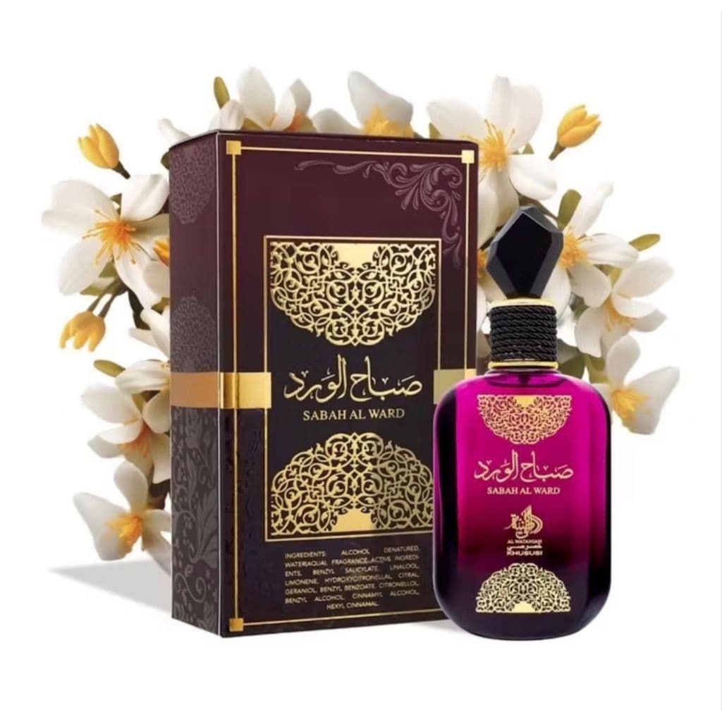 Perfume Árabe Sabah Al Ward Al Wataniah Eau de Parfum 100ml Feminino | Original