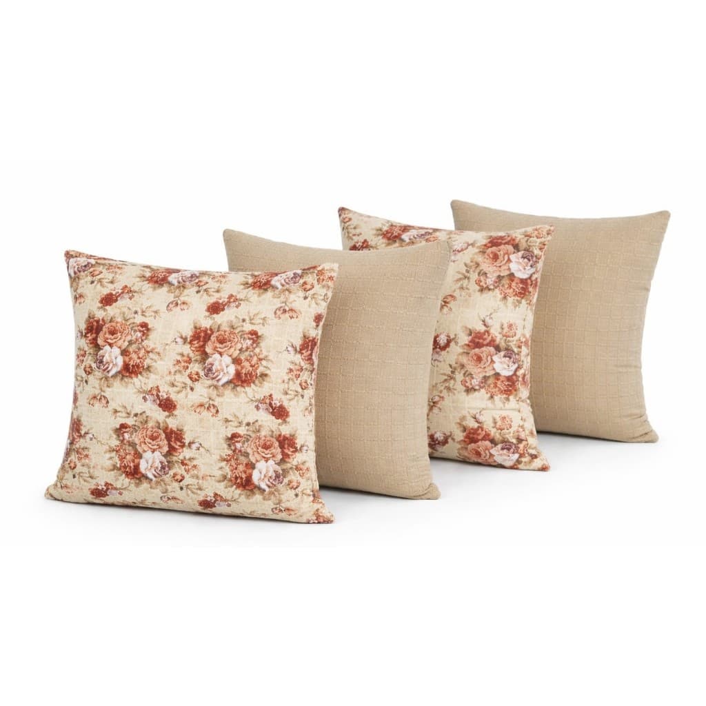 Kit Com 4 Capas de Almofadas Clássicas 010 tex Decorativas 45x45