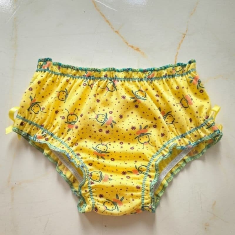 kit 8 Calcinha Infantil Frufru – Estilo Conforto e Diversão para o Dia a Dia