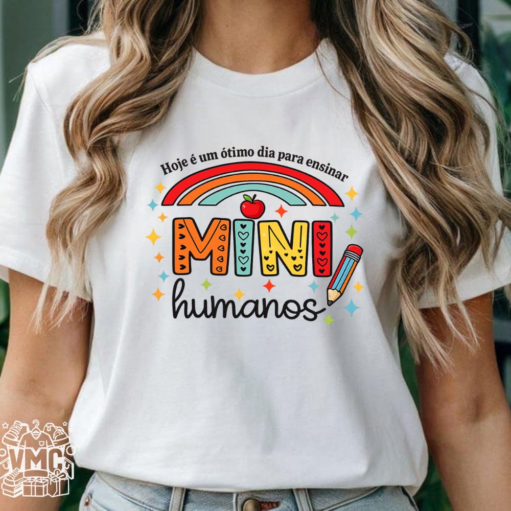 Camiseta Blusa Feminina Estampada Profissão T Shirt Professora Frase Educação Pedagogia 100% Algodão