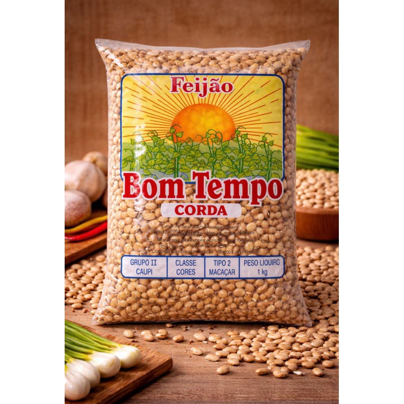Feijão Bom-Tempo Corda 1 Kg