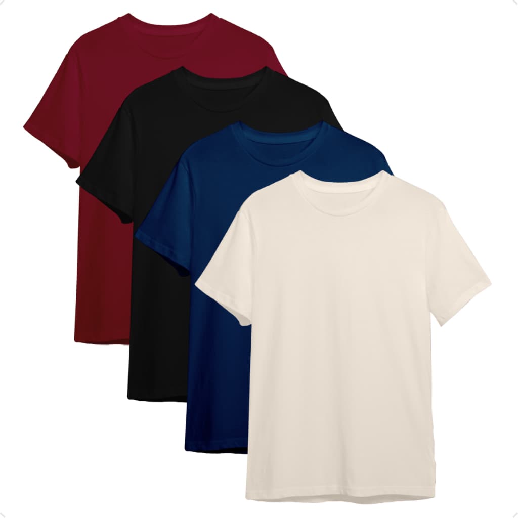 Camiseta Masculina Lisa Premium 100% Algodão