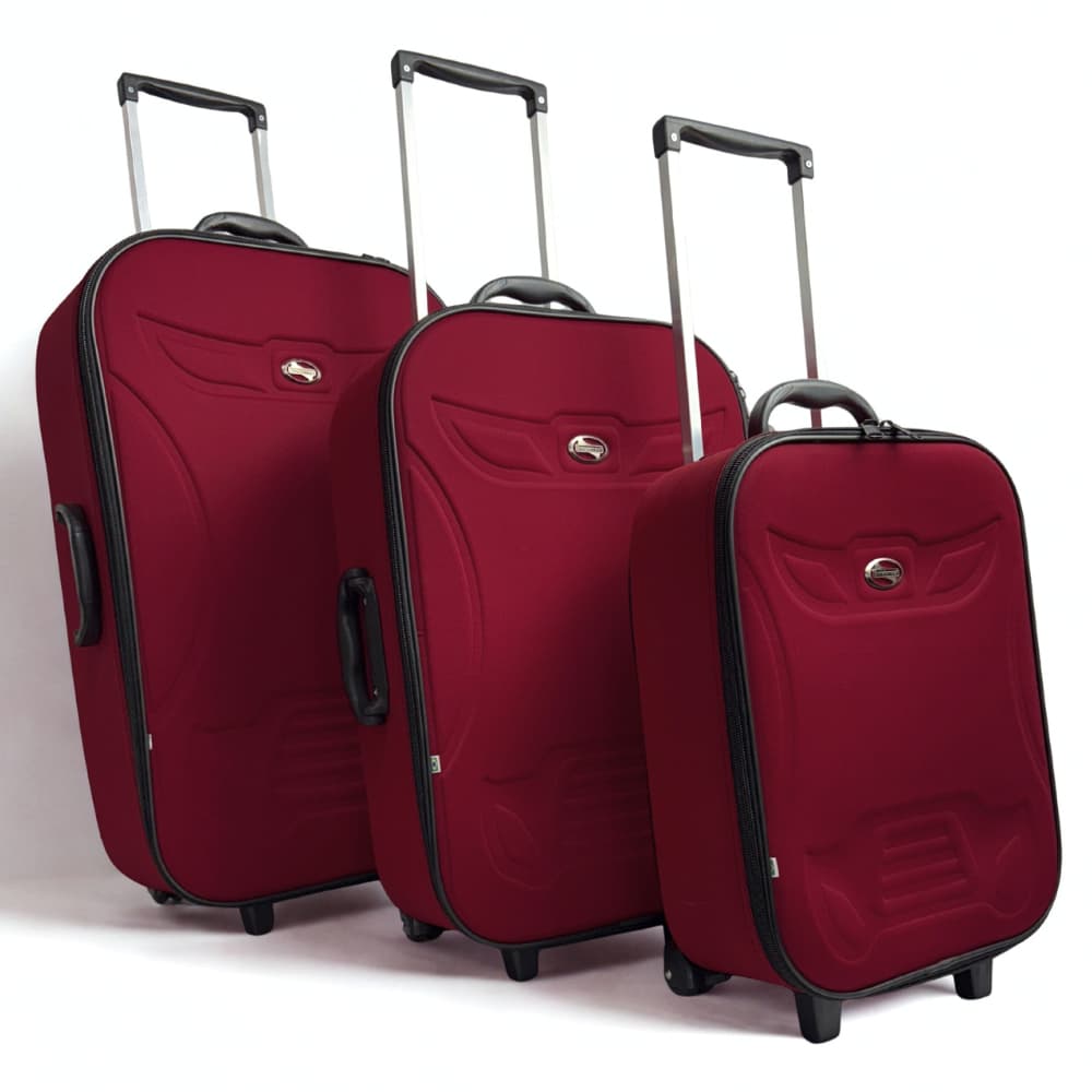 Conjunto mala de viagem - bordo média grande - Kit 3 Malas resistente de rodinha Grotaferrata