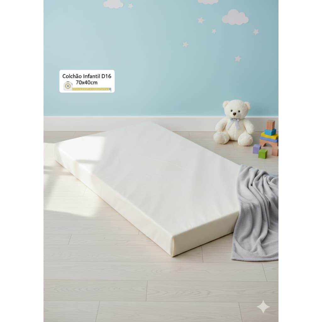 Colchão Trocador Impermeável Fraldário , Resistente 70x40 Super Macio - Envio Imediato