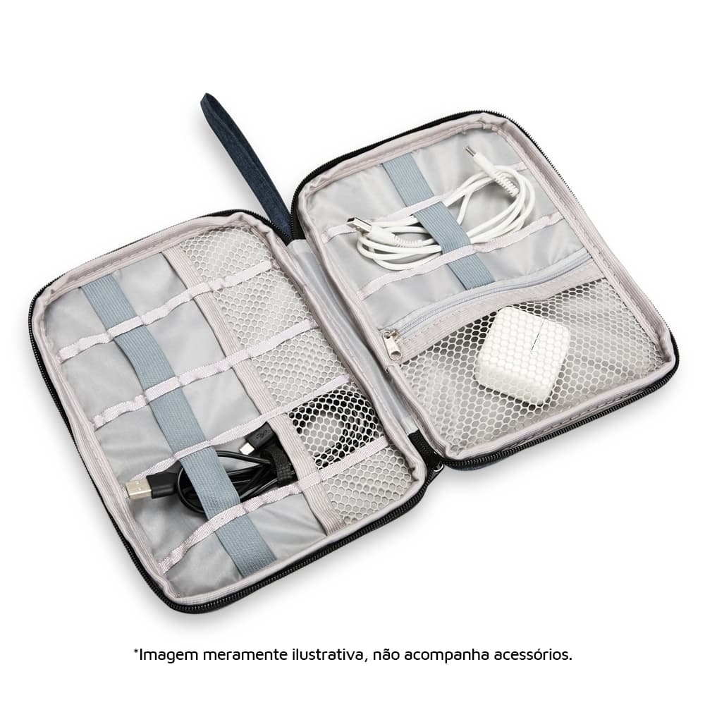 Bolsa De Armazenamento Bolsa Organizadora De Cabo De Dados Digital Portátil Eletrônica Viagem Necessário Camada Zíper