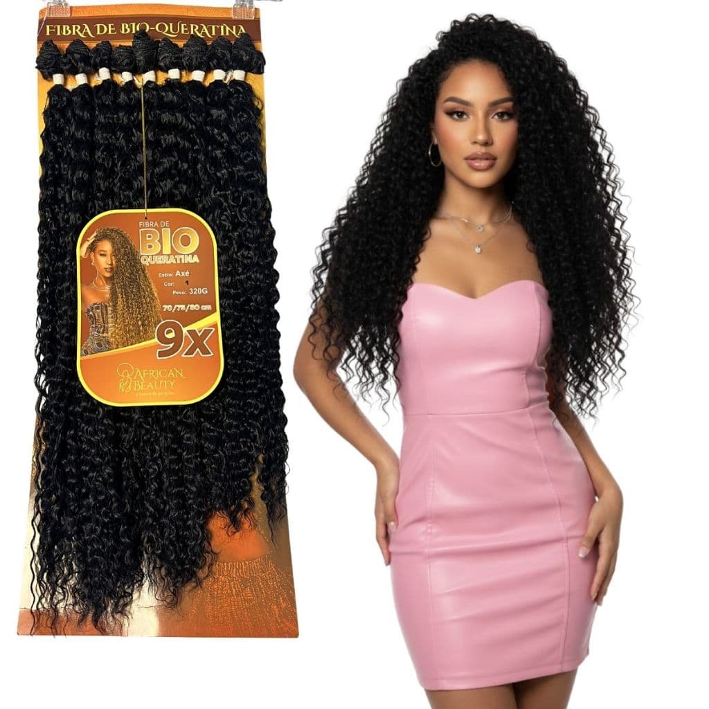 Cabelo Cacheado Afro 80cm African Beauty 320gr