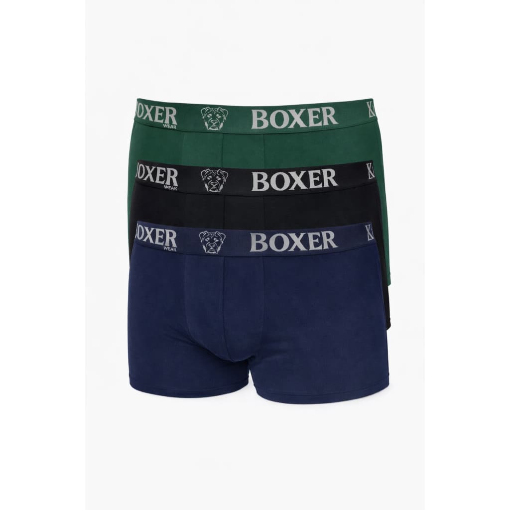 Kit C/3 Boxer PLUS SIZE LONG LEG Microfibra Cuecas Box Elastico Reforcado Confortavel Revenda