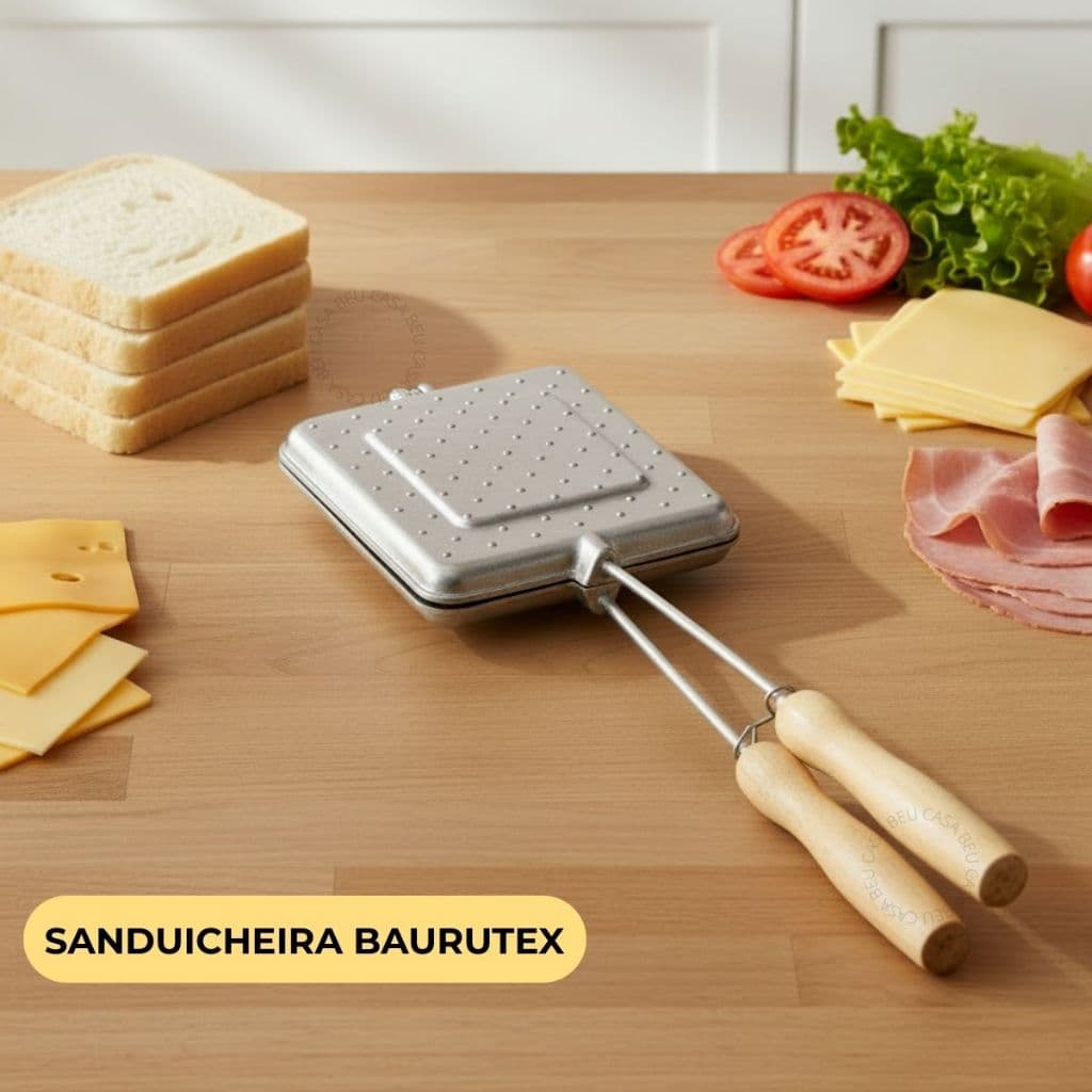 Sanduicheira Rápida de Fogão Forma Bauru Lanches