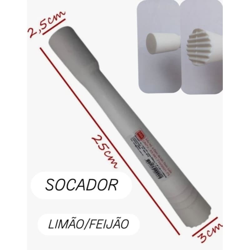 SOCADOR MACERADOR JOLLY BRANCO P/ ALHO LIMÃO FRUTAS TEMPEROS  FEIJÃO. COMPOSIÇÃO PP SEM BPA. REFORÇADO RESISTENTE  !