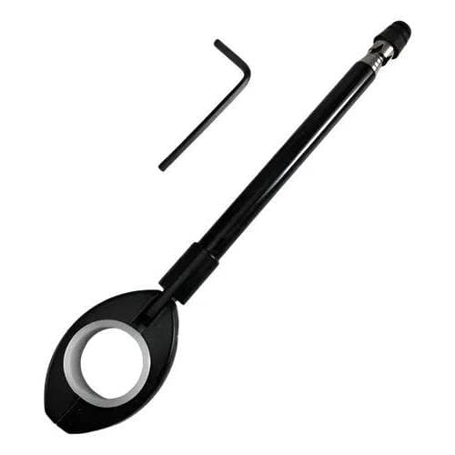 Antena Corta Pipa Moto Retrátil Anti Cerol Aço Inox Guidão Universal 7 Estagio Fixação Guidao 7/8