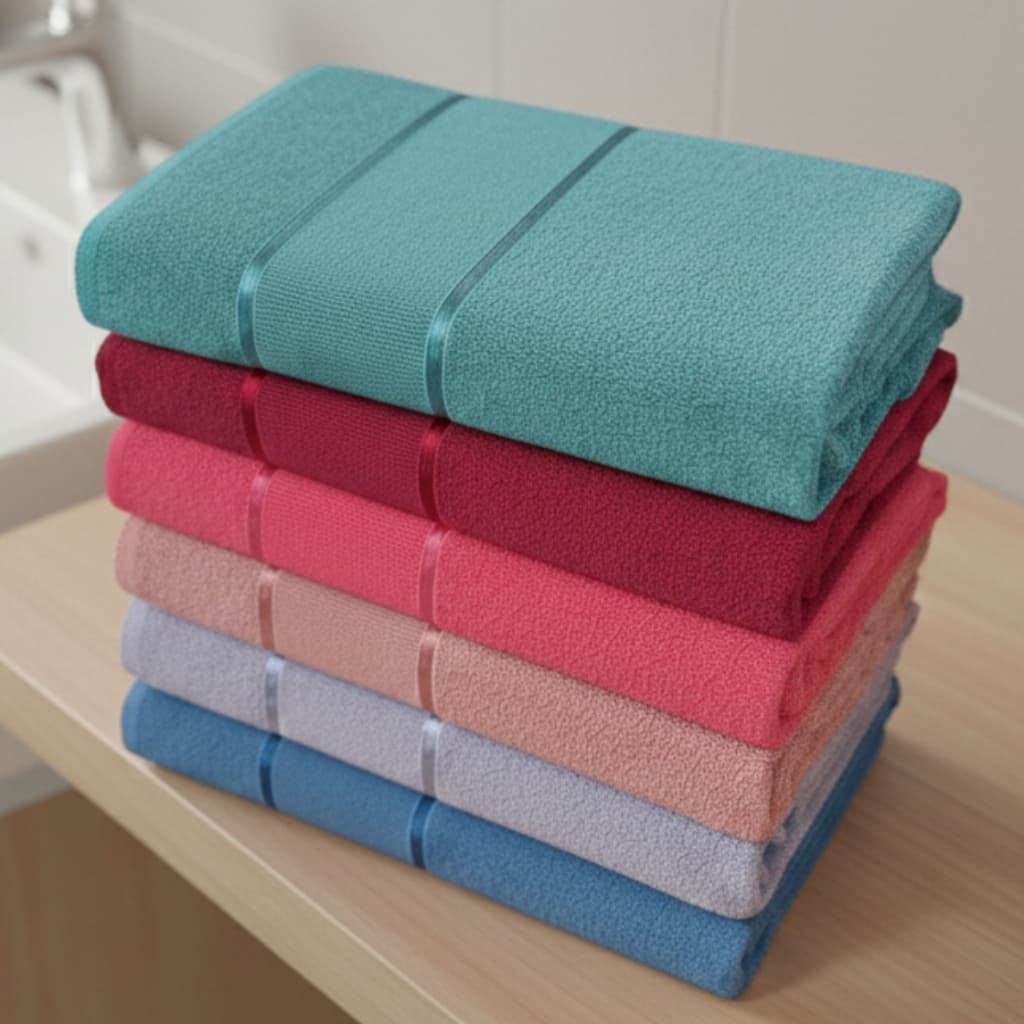 Kit 4 Toalhas De Banho Grande 100% Algodão 65x125cm Simples Popular