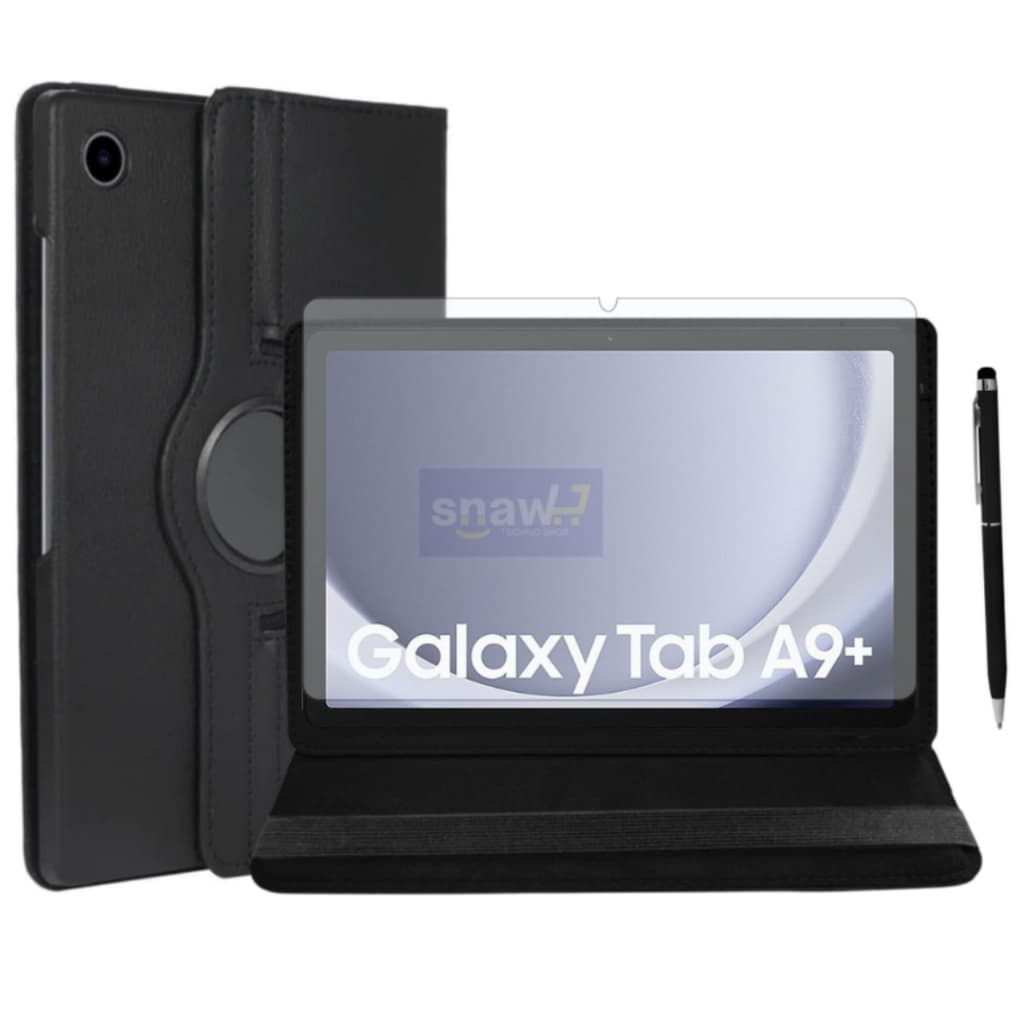 kit para tablet Capa Giratória + Película + Caneta Touch Para Galaxy A9 Plus