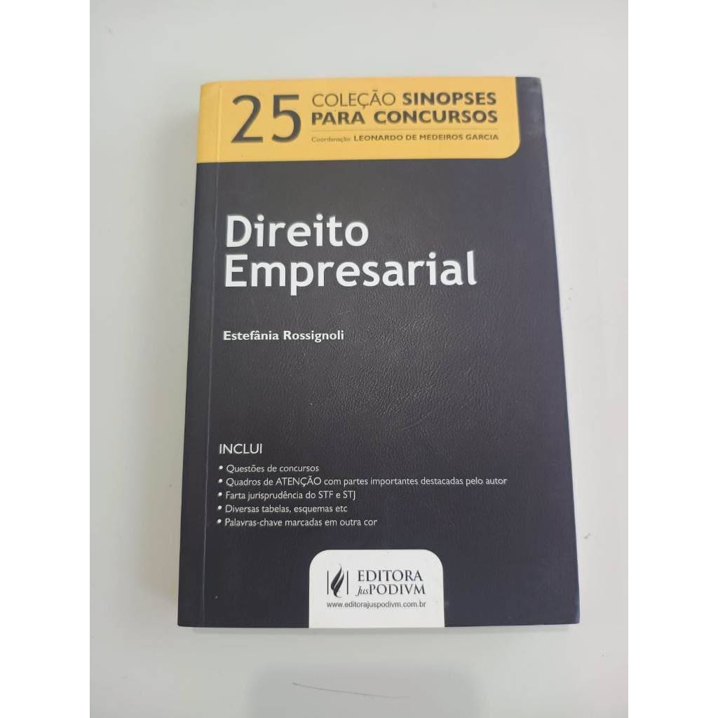 Direito Empresarial Coleção Sinopses para Concursos 25