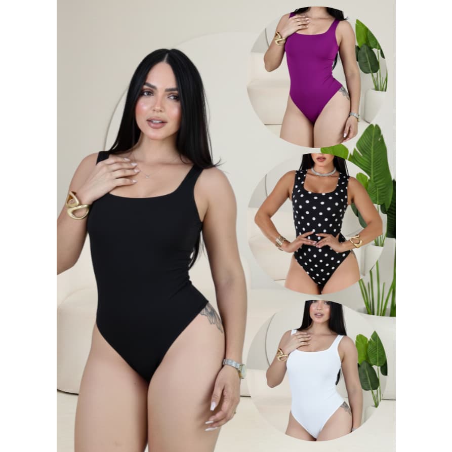 Body Regata - M ao GG - Diversas cores - Tecido Suplex Premiun - C/ fecho.