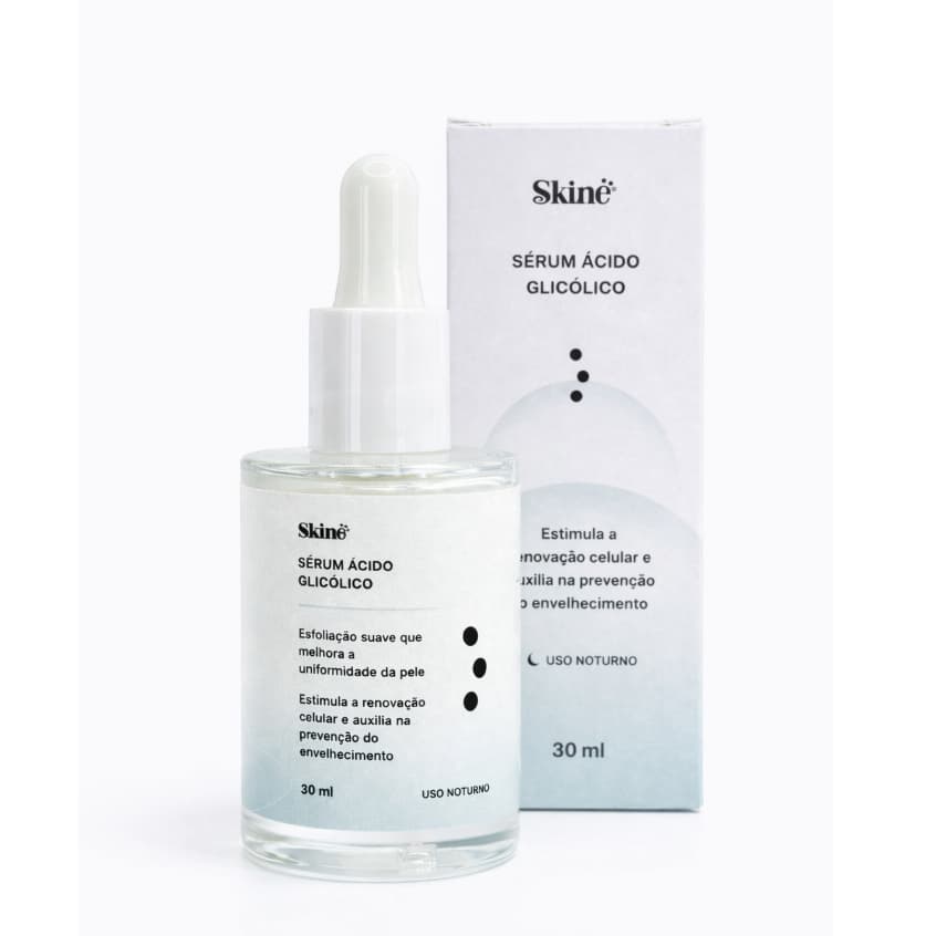 Sérum Ácido Glicólico e Hialurônico Anti Idade Reduz Linhas e Rugas