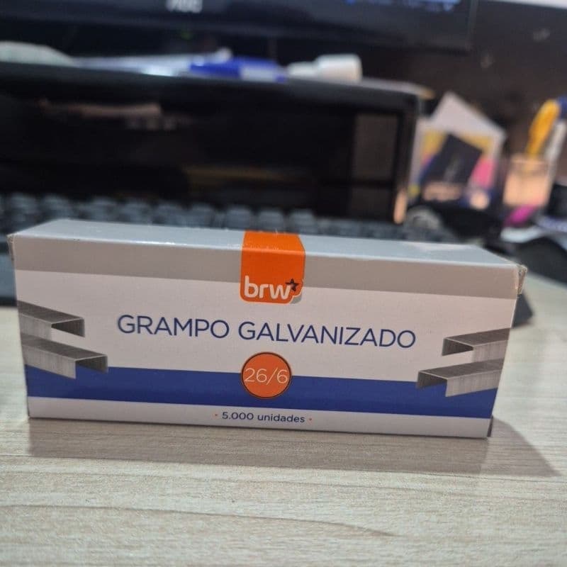 Grampo galvanizado 26/6