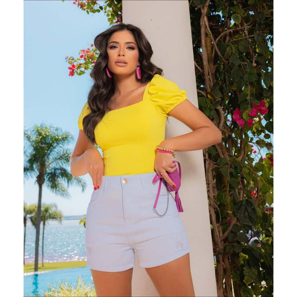 Shorts Branco Vania K2B