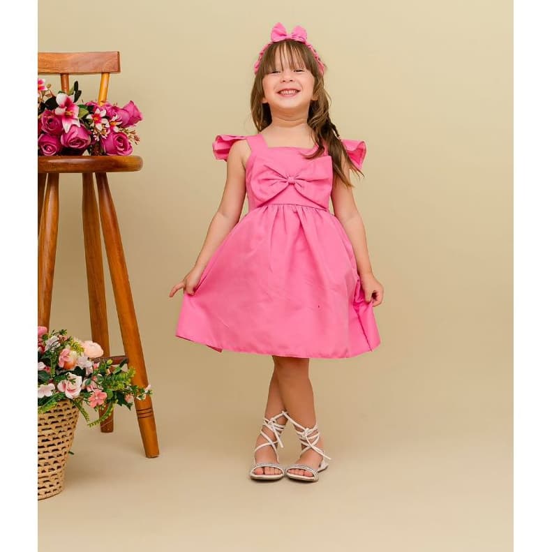 Vestido Infantil Menina | Roupa Infantil 1, 2, 3 Anos