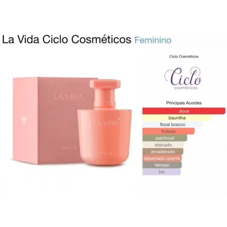 DEO COLONIA LA VIDA CAIXA 100ML