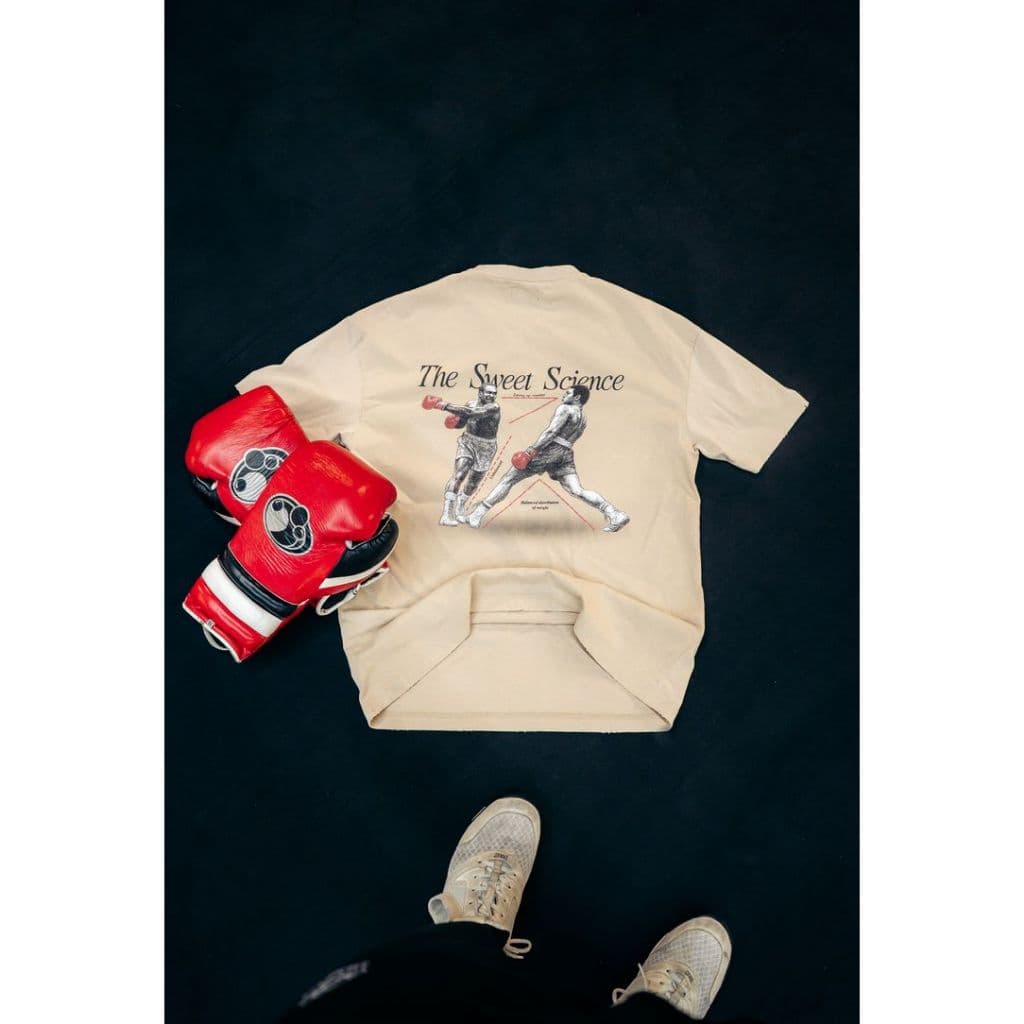 Camisa Camiseta Blusa Oversized The Sweet Science 100% Algodão Premium Streetwear Boxing Luta