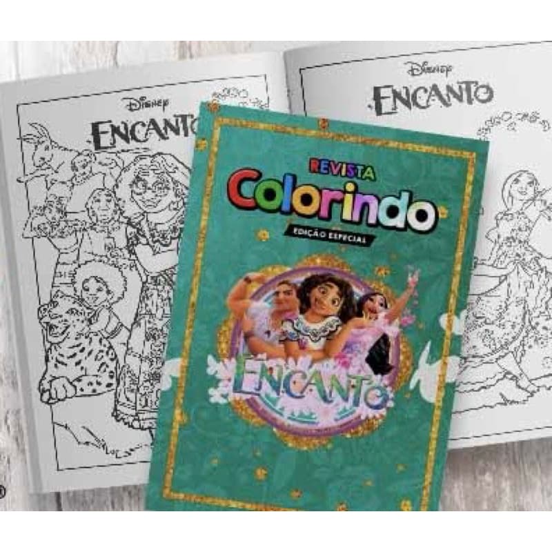 🎨 Revista de Colorir Tema Encanto