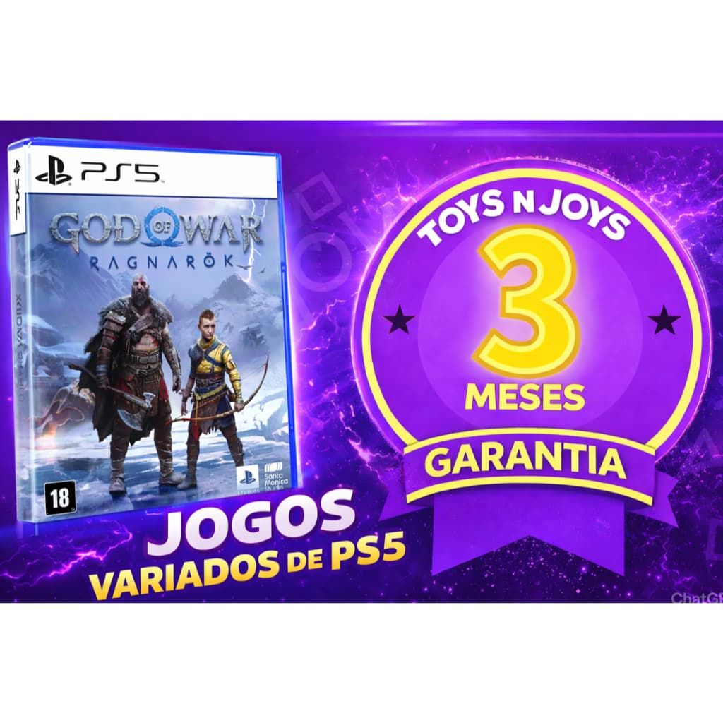 JOGOS PS5 NOVOS E SEMINOVOS + GARANTIA