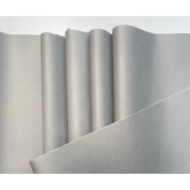 Papel de Seda Cinza Claro - 50x35 pct 50 folhas ou 100 folhas
